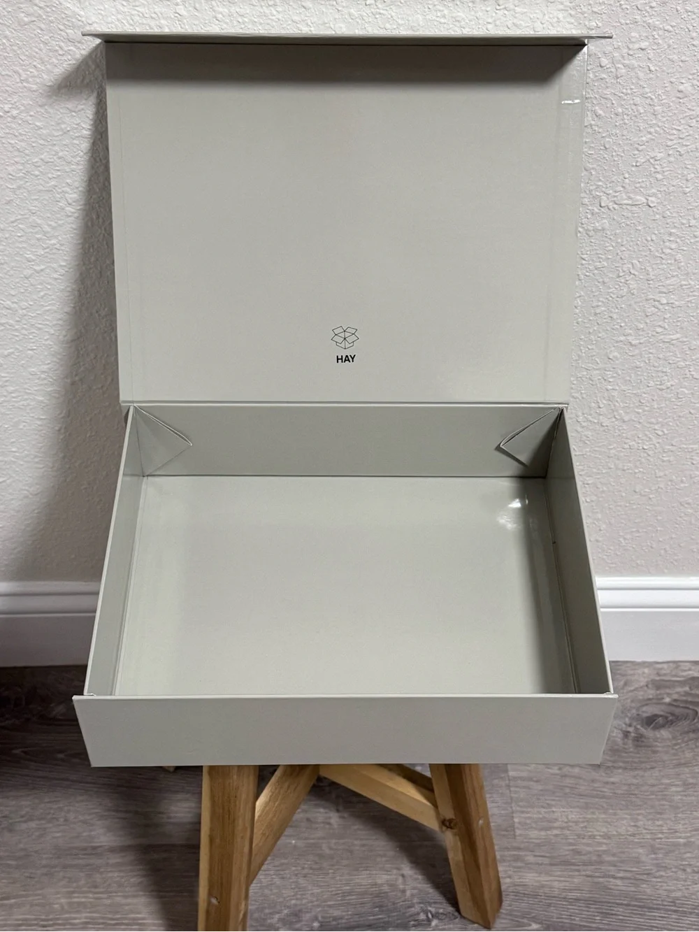 HAY Denmark Medium Grey Colour Storage Box Magnetic Lid Scandinavian Home